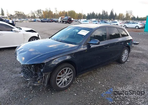 2012 Audi A4 2.0T Premium from USA, damaged, VIN WAUSFAFL6CA012728